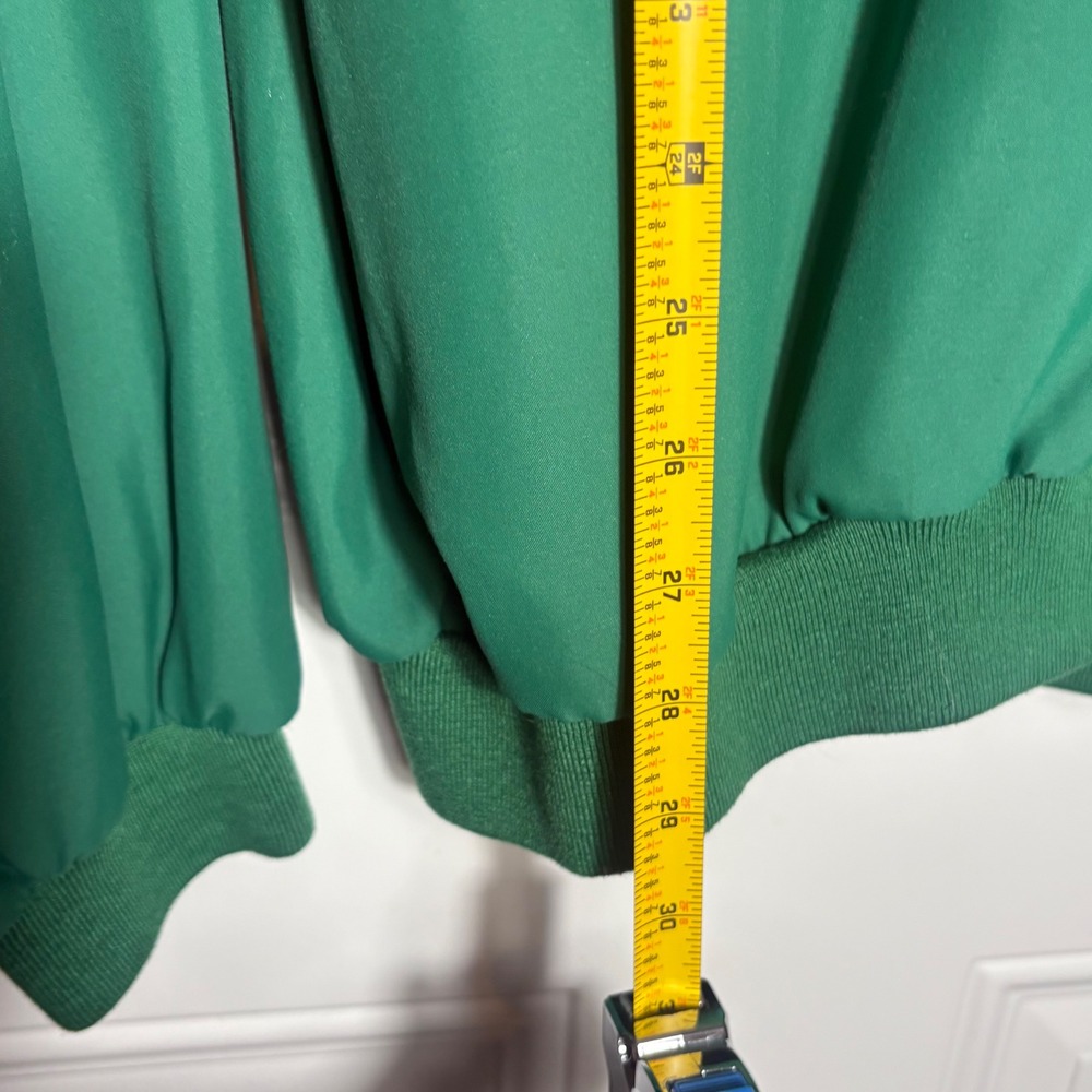 Vtg Masters Collection Golf Windshirt Green V-Neck Pullover XL Augusta National - Picture 9 of 10